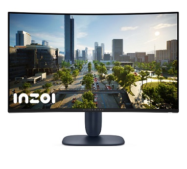 מסך מחשב לגיימרים 31.5 אינץ' קעור דל Dell AW3225DM Alienware 32 Gaming Monitor 31.5 Inch Curved 2K WQHD 180Hz VA 1ms 2xHDMI DP USB